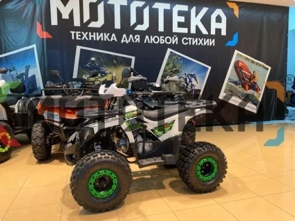 Квадроцикл детский R - MOTO (Р - Мото) Lion 125 A lite белый (машинокомплект) | Мототека