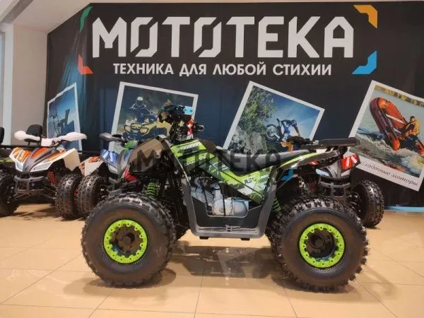 Квадроцикл детский YACOTA (Якота) SPORTY XX чёрный/зелёный (машинокомплект) | Мототека