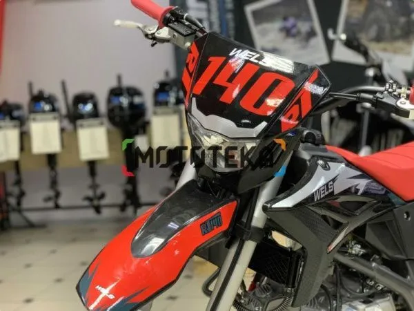 Питбайк Wels (Велс) RT 140 17/14 E красный | Мототека