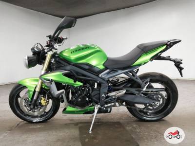 Мотоцикл TRIUMPH Street Triple 2013, Зеленый пробег 7774