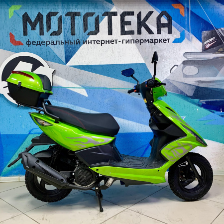 Скутер Мотомир SLASH зелёный - купить с доставкой, по выгодной цене в интернет-магазине Мототека