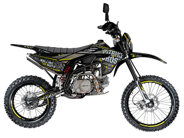 Питбайк GR - X YX125EM 19/16 (механ. сцепл., эл. cтартер 2022 г.) Roman Kurbatov Edition | Мототека