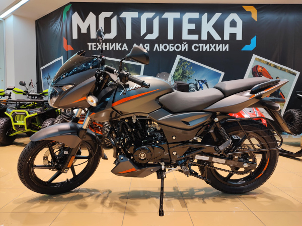 Мотоцикл дорожный BAJAJ (Баджадж) Pulsar 180 чёрный/оранжевый с ПТС | Мототека